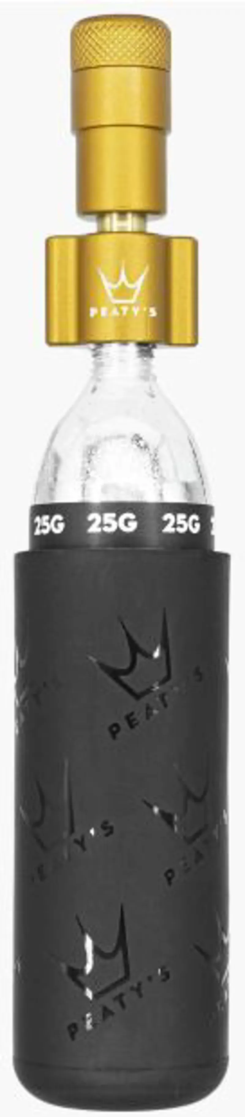 Peaty's Box of 12 Holeshot CO2 Tyre Inflator Head in Bourbon