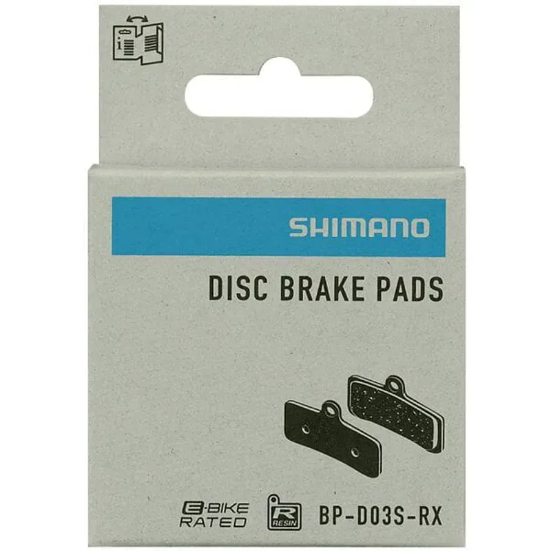 BRBX D03S Resin Pad spg Steel Back Black pair-1