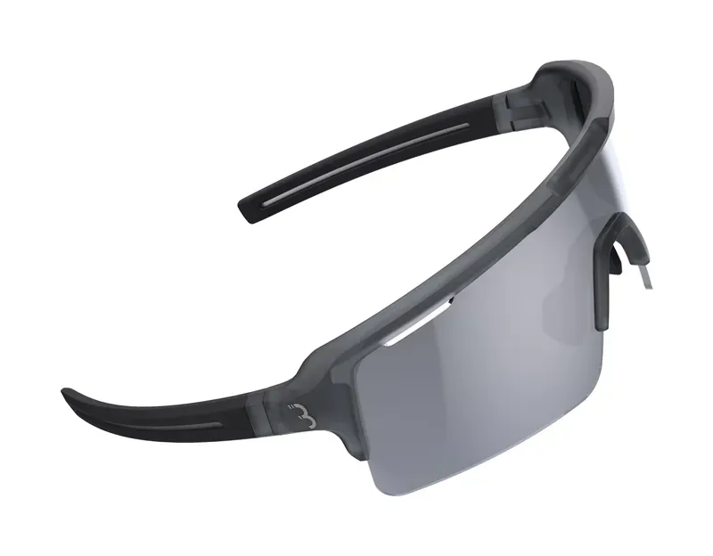 2021 BBB Fuse MLC Silver Lens Sport Glasses in Grey