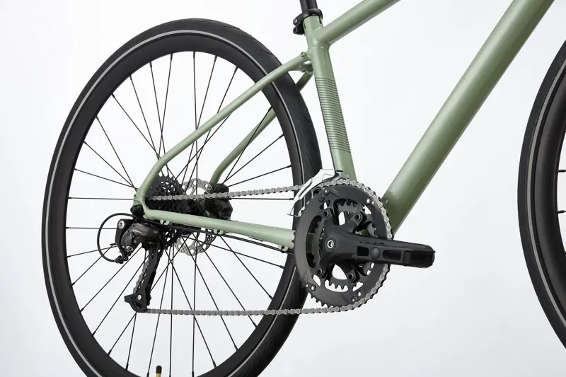 2021 Cannondale Quick Disc 1 Womens Hybrid Bike in Brown-6