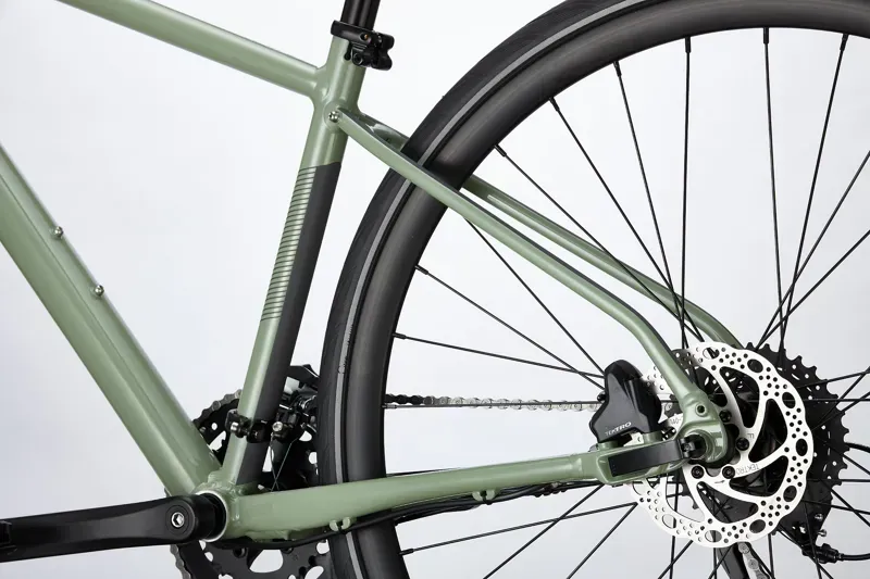 2021 Cannondale Quick Disc 1 Womens Hybrid Bike in Brown-4