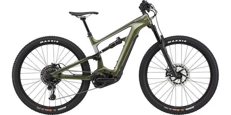 2020 Cannondale Habit Neo 2 Carbon Electric FS Mountain Bike in Green