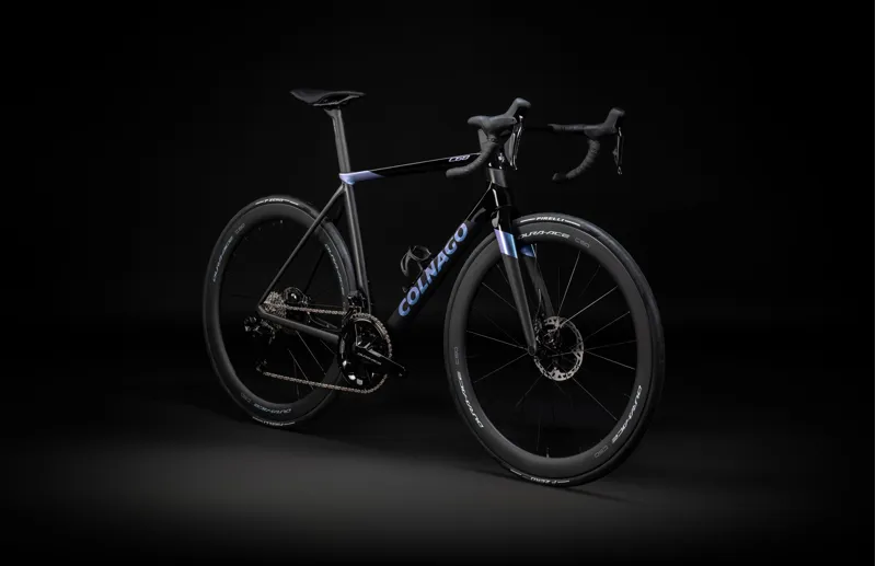 Colnago C68-R Disc Carbon Road Frame Set - Black / Blue -2