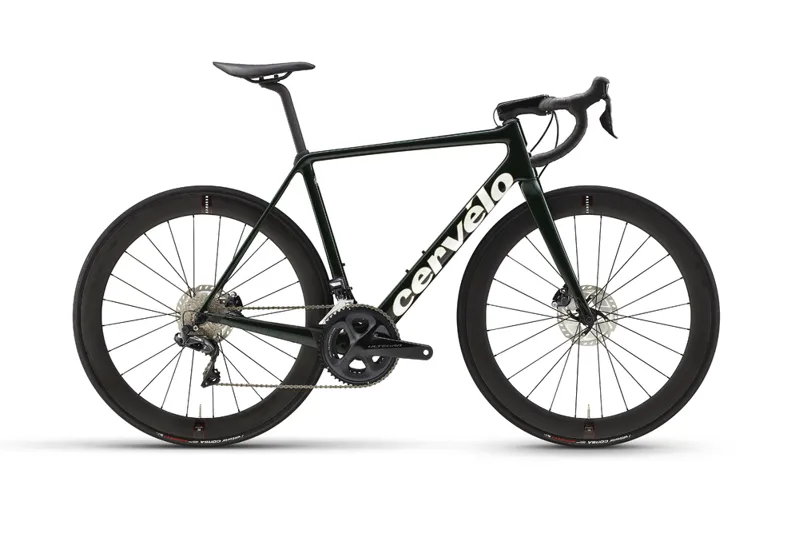 2021 Cervelo R5 Ultegra Di2 Green Gold White Carbon Road Bike