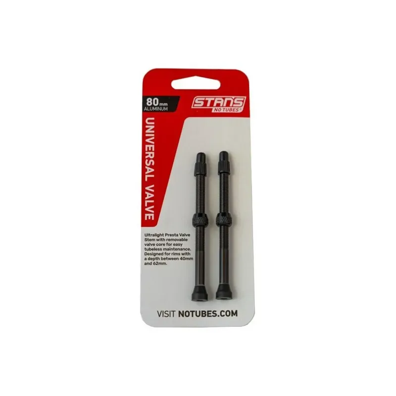 Stans NoTubes - Tubless Valve PRESTA 100MM BLACK