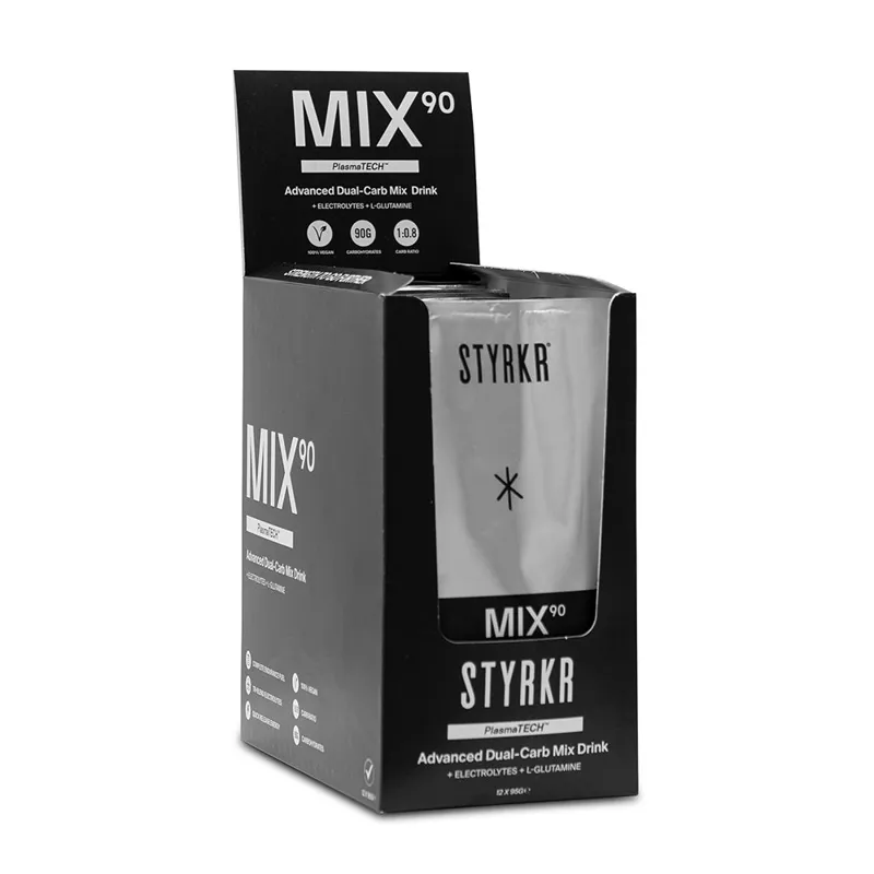 STYRKR - MIX90 Caffeine Dual-Carb Energy Drink Mix X12 Black tablet