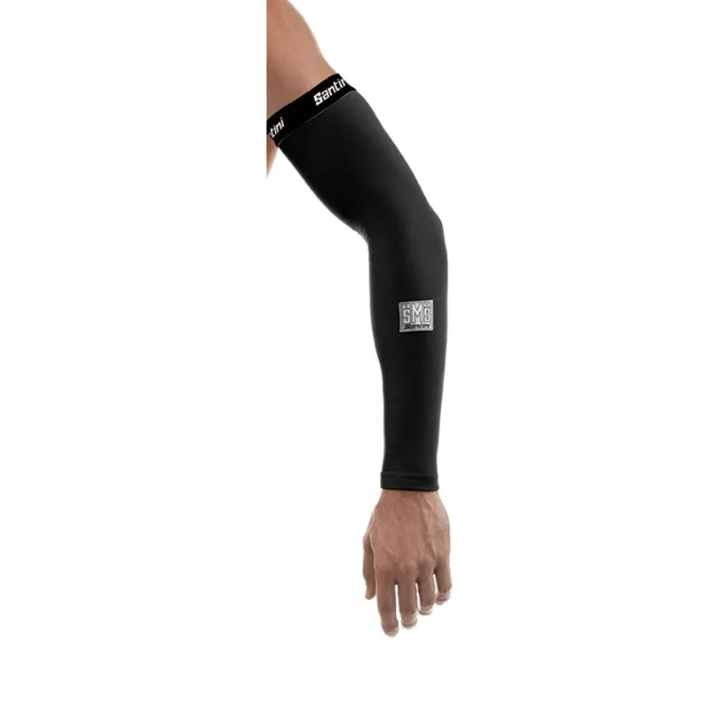 Santini Totum Thermofleece Arm Warmers in Black