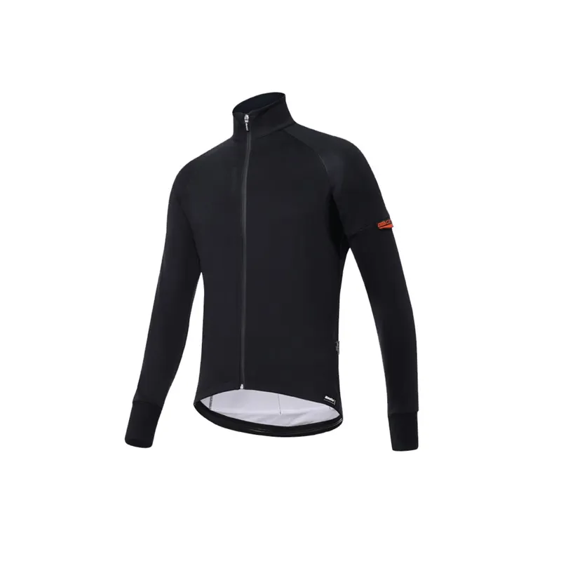 Santini Fashion Beta Mens Rain Jacket in Black
