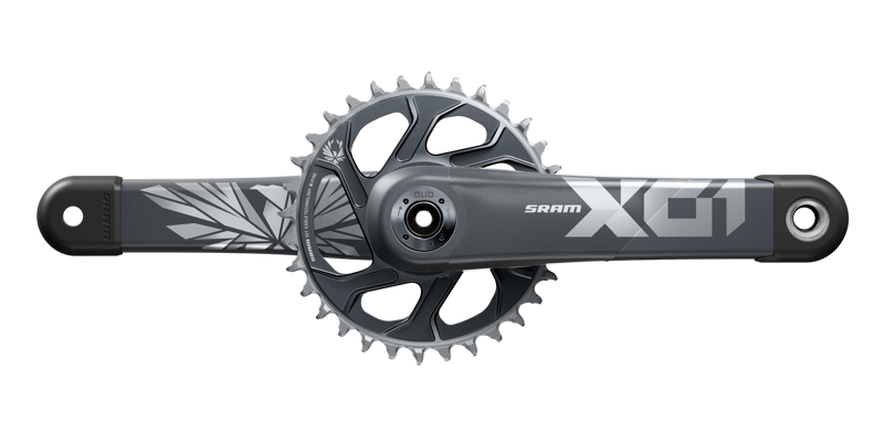 SRAM X01 Eagle Boost 148 DUB 12-speed 170mm DM Crankset in Black