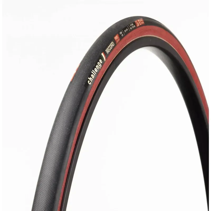 Challenge Record-Pro-H-TU 300tpi Track Tyre 700x24 in Red