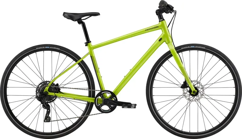 2021 Cannondale Quick Disc 4 Hybrid Bike in Green