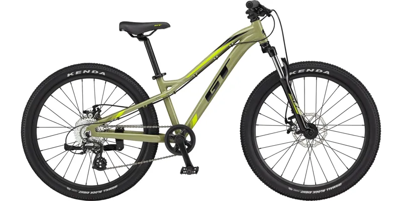 2021 GT Stomper Ace 24in Kids Mountain Bike in Green