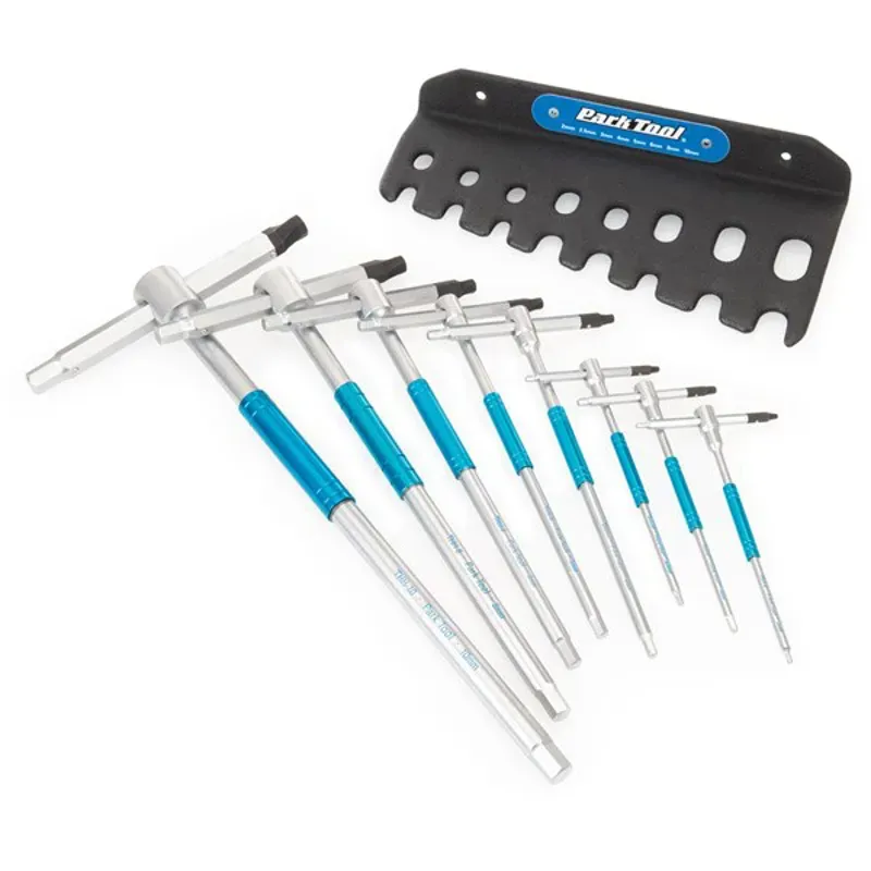 Park Tool THH-1 Sliding T-Handle Hex Wrench Set in Blue