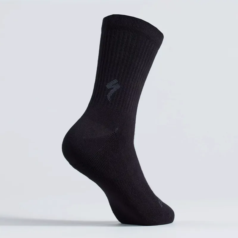 Specialized Cotton Tall Socks in Black-1