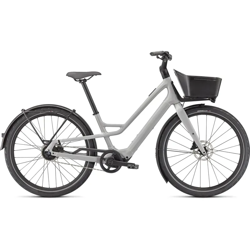 2022 Specialized Turbo Como SL 4.0 eBike in Dove Grey/Transparent