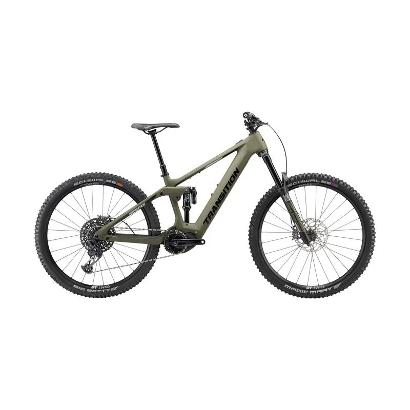 Transition Repeater Carbon GX e-Mountain Bike in Mossy Green