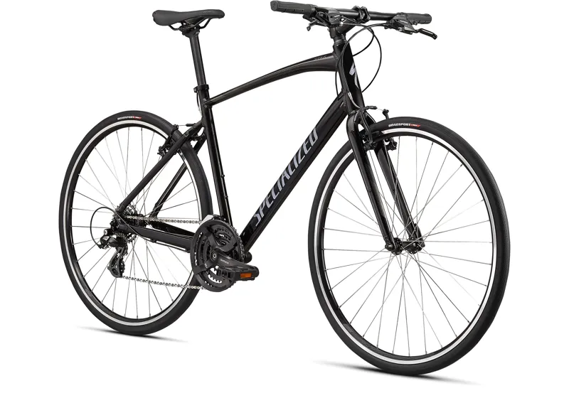 2021 Specialized Sirrus 1.0 Hybrid Bike in Black-2