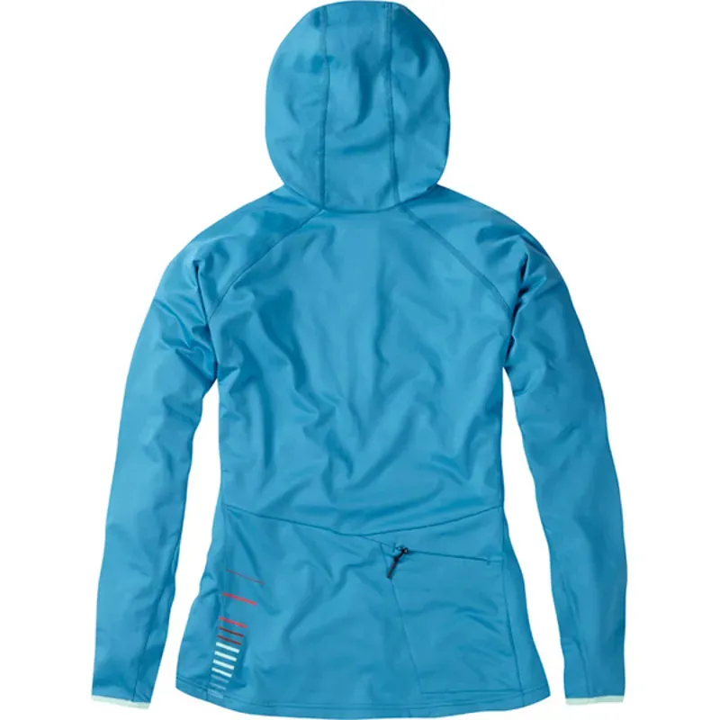 Madison Zena Long Sleeved Womens Hooded Top in Blue-1