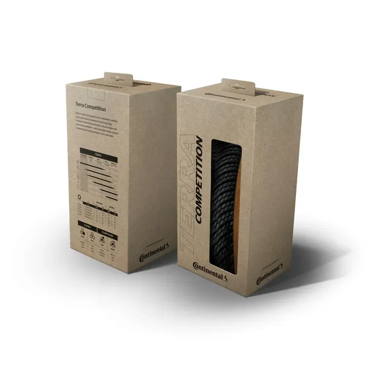 Continental Terra Competition Trail Grip Tyre in Black/Transparent-2