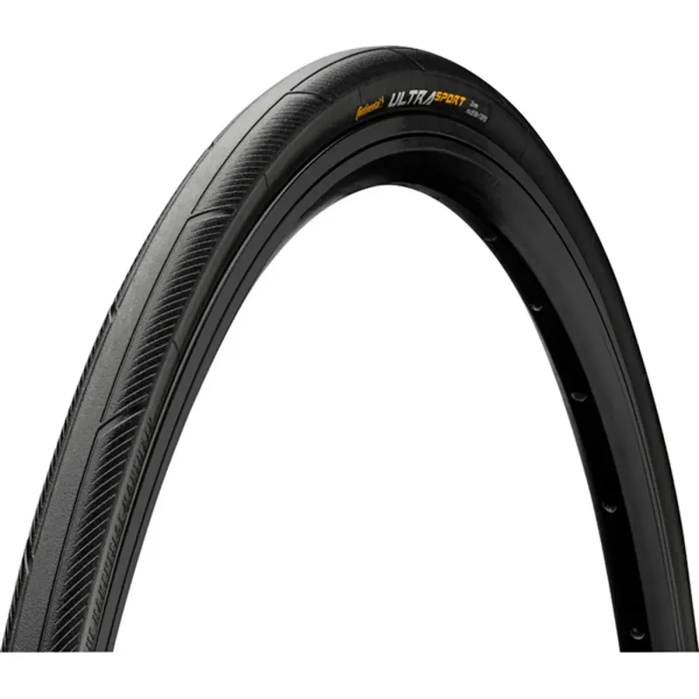 Js Cycles Continental Ultra Sport III 700x25 Rigid Tyre in Black | Free delivery over £50 & Cycle Scheme available.