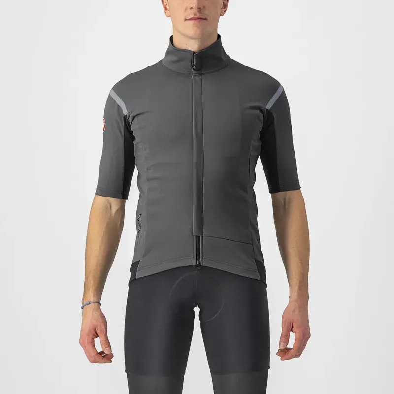 Castelli Gabba RoS 2 Short Sleeve Jersey in Urban Grey/Silver Reflex