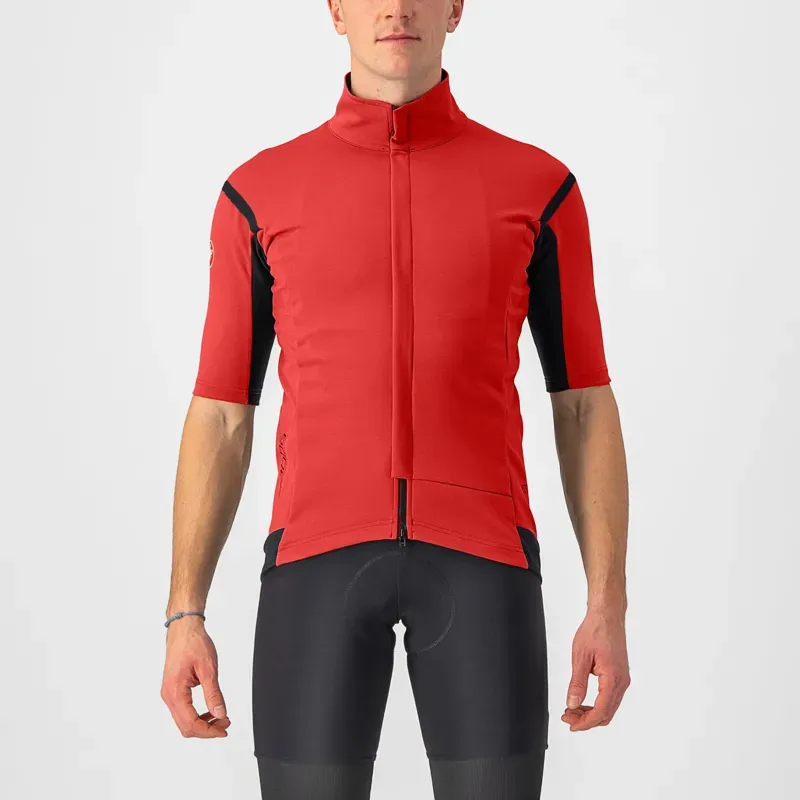 Castelli Gabba RoS 2 Short Sleeve Jersey in Pompeian Red/Black Reflex