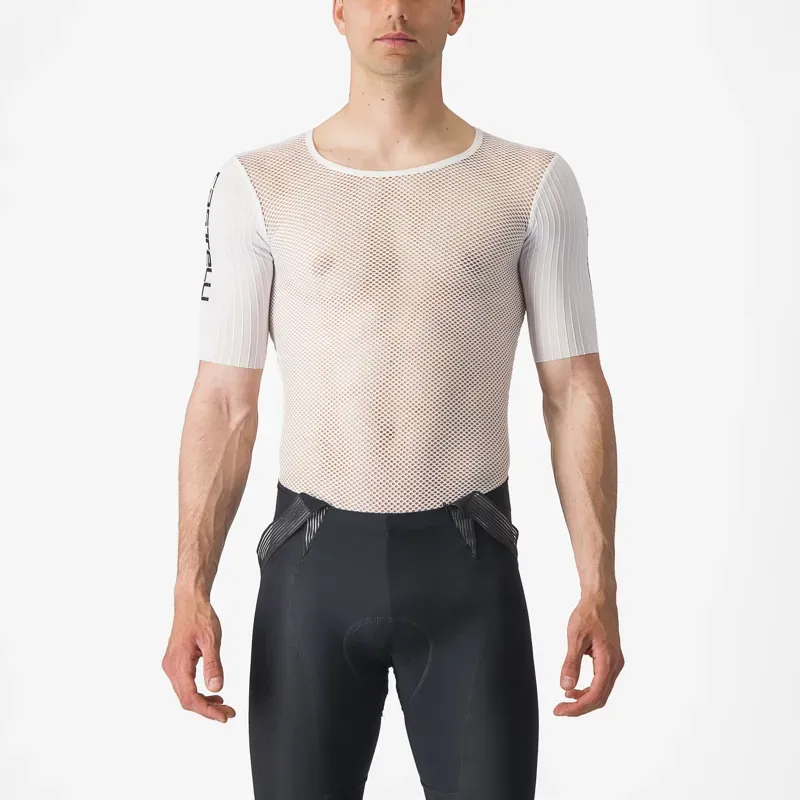 Castelli Bolero Short Sleeve Base Layer In White