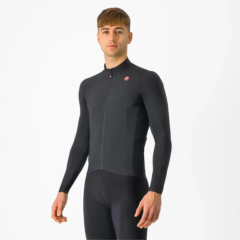 Castelli Aero Race Long Sleeve Jersey in Light Black