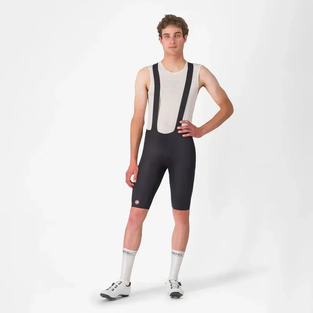 Js Cycles Castelli Free Aero Race S Bib Shorts in Black | Free delivery over £50 & Cycle Scheme available.