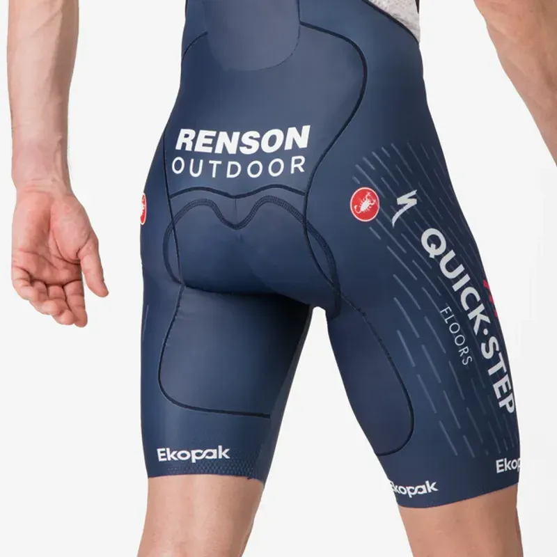 Castelli Soudal Quick-Step Free Aero Race S Bib Shorts In Belgian Blue-3
