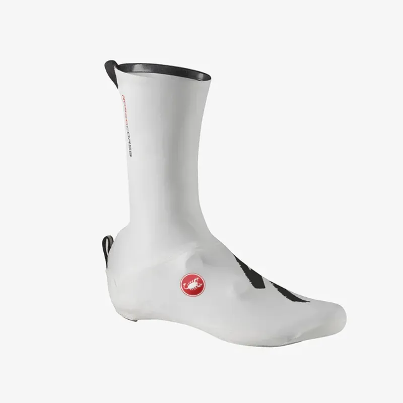 Castelli Soudal Quick-Step Aero Race Shoe Covers In White-1