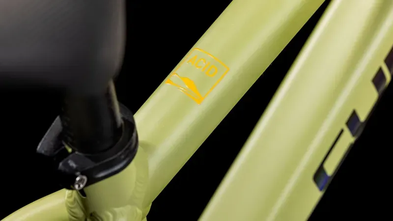 Cube Acid 160 Kids Bike in Light Olive/Orange-4