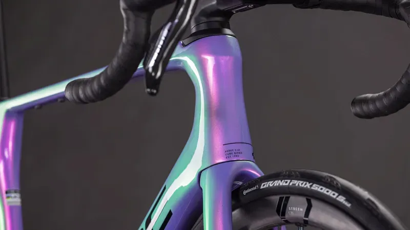 Cube Agree C:62 SLX Road Bike in Cosmic Purple/Black-8