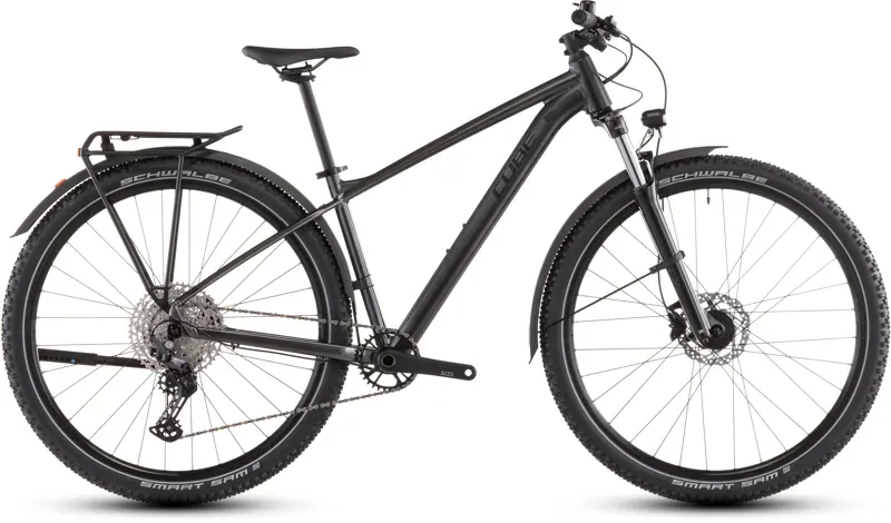 Cube Aim SLX FE Mountain Bike in Slate Black/Black