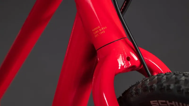 Cube Numove 200 Disc Kids Bike in Red Rose/Peach-7