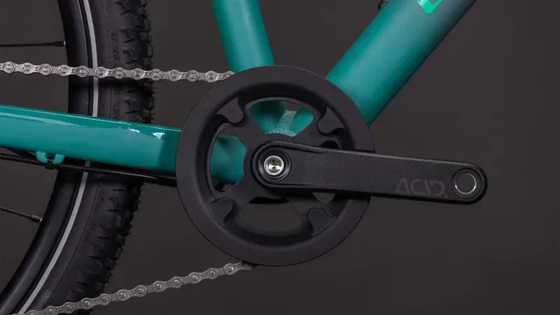 Cube Numove 240 Disc Kids Bike in Lava Grey/Green-4