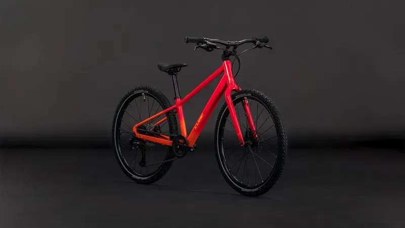 Cube Numove 240 Disc Kids Bike in Red Rose/Peach-1