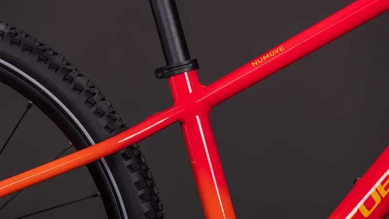 Cube Numove 240 Disc Kids Bike in Red Rose/Peach-5