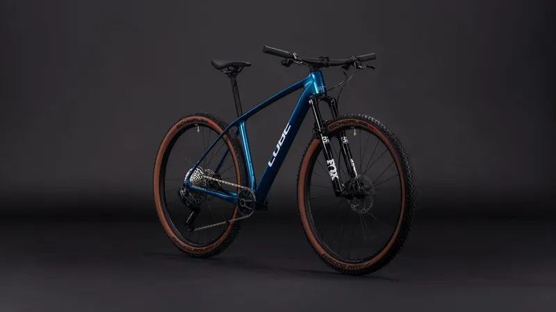 Cube Reaction C:62 SLX Mountain Bike In Electric Blue/White-1