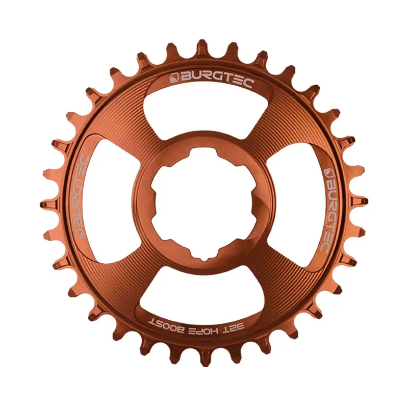 Burgtec Hope Boost Direct Mount Thick Thin Chainring in Kash Bronze