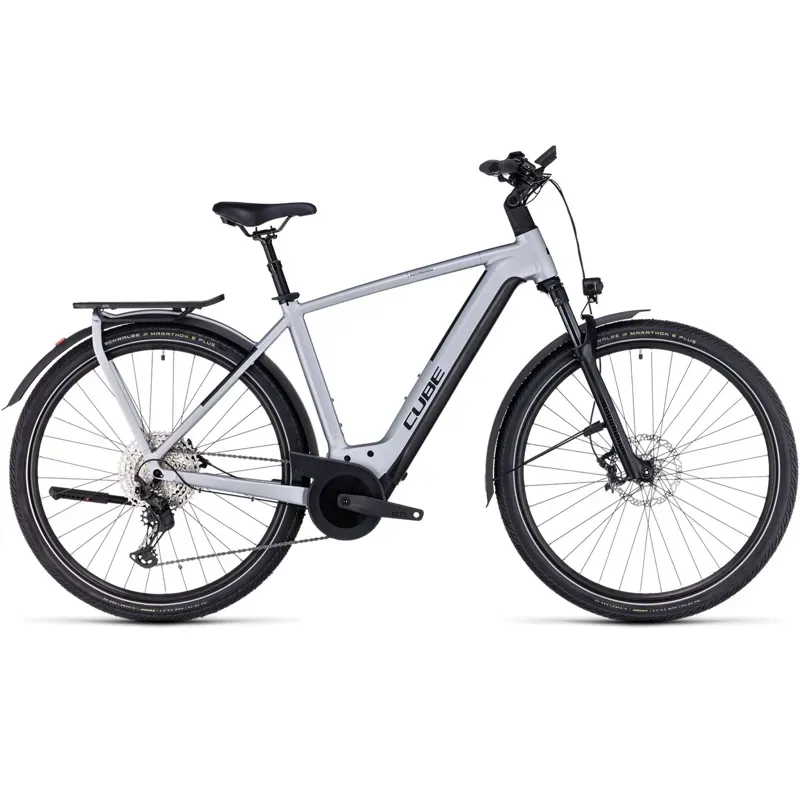 Cube Kathmandu Hybrid SLX 750 Trekking eBike in Polar Silver