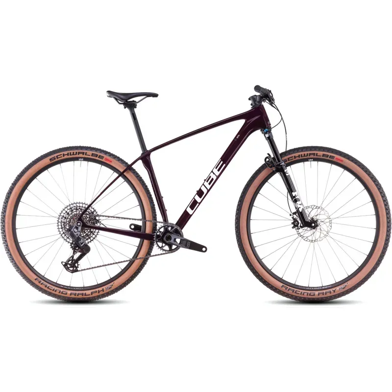 Cube Reaction C:62 SLX Mountain Bike in Red/White