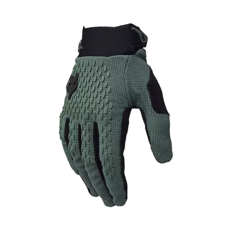 Fox Defend Youth Gloves in Hunter Green