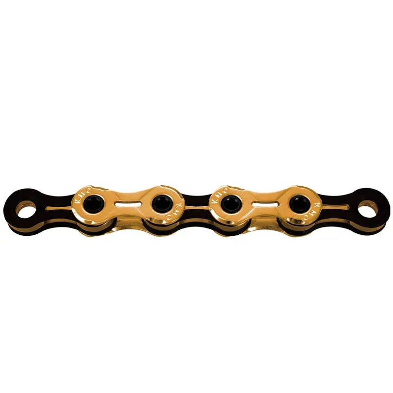 KMC X11SL Ti-N 118L Waxed Chain in Gold/Black