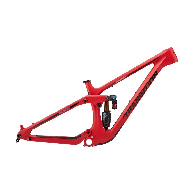 Transition Patrol Carbon MTB Frameset in Bonfire Red