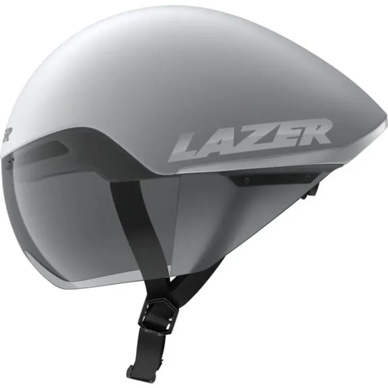 Lazer Victor KinetiCore Helmet in White/Silver-2