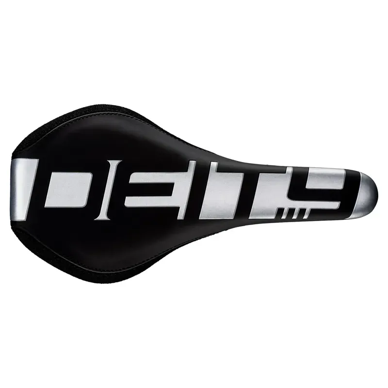 Deity Speedtrap Am Crmo Saddle in Black/Silver