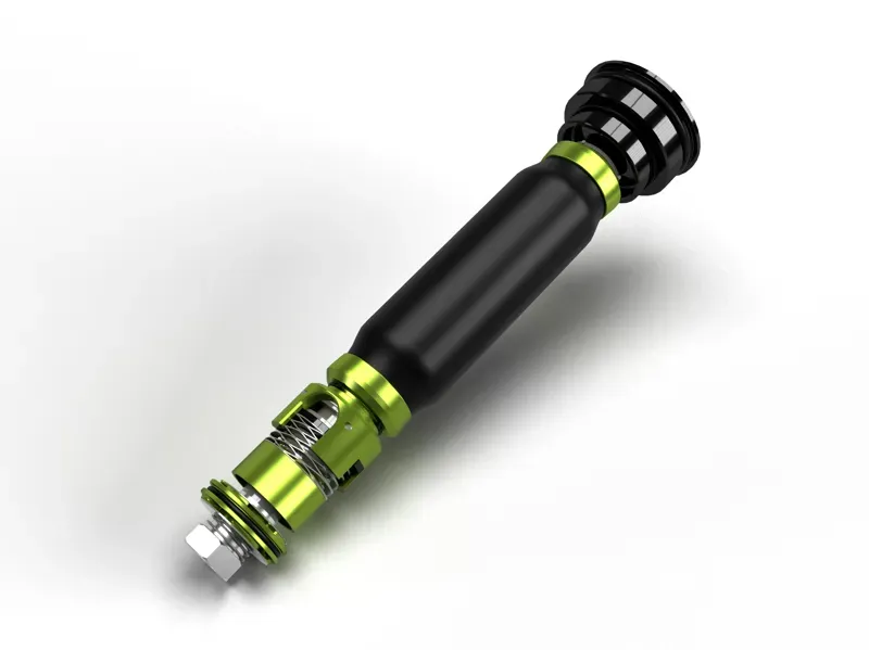 DVO Onyx 38 D1 SL 170mm Travel Boost 15mm Bolted Axle Green 29-3