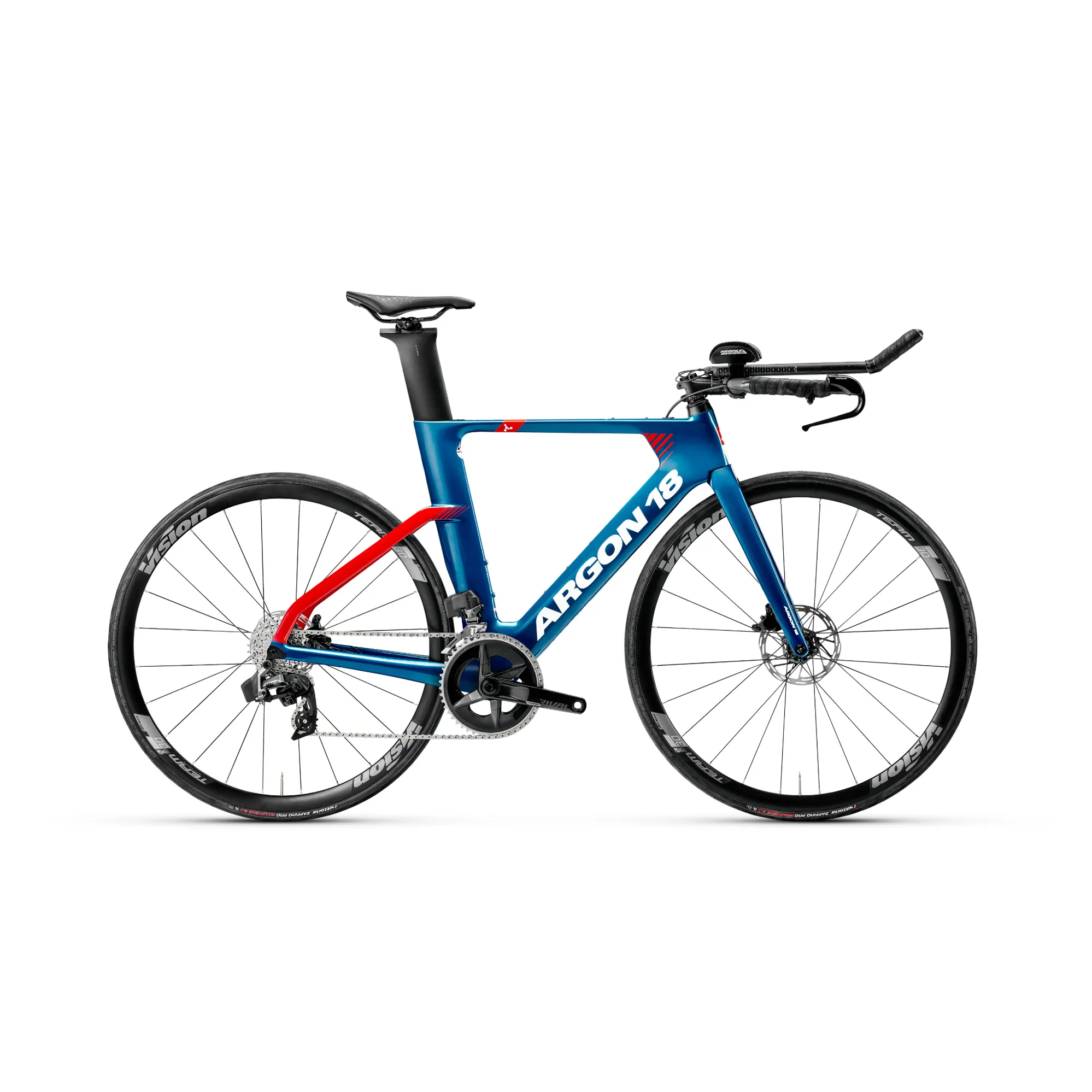 Argon 18 E 117 Tri Disc Shimano 105 Blue Triathlon Bike