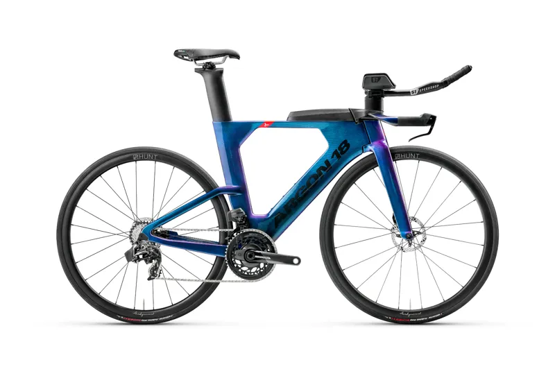 Argon 18 E-119 Tri+ Disc SRAM Force AXS Dig Me Beach Reflects Gloss colourshift Triathlon Bike